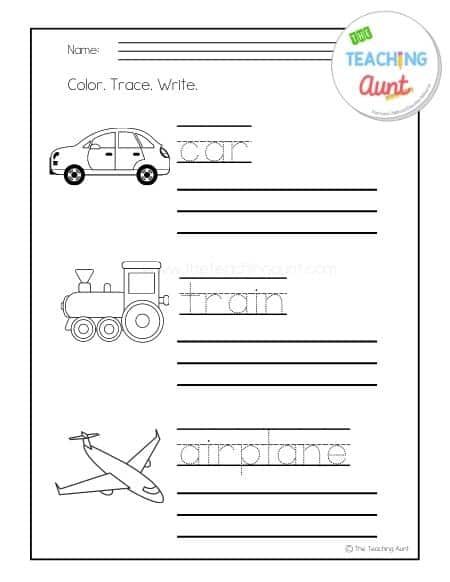 Air Transport Worksheets For Preschool, Transport Worksheets For Preschool, Worksheet On Transport For Kindergarten, Means Of Transport Worksheet For Kindergarten, Means Of Transport Worksheet, Cars Preschool, Transportation Worksheet, Writing Support, Transportation Preschool