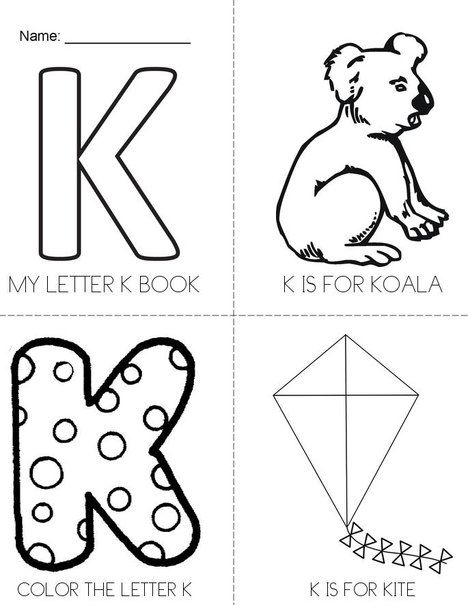 LETTER K Book from TwistyNoodle.com Letter K Books For Preschoolers, Letter K For Preschoolers, Letter K Activities For Toddlers, Letter K Crafts For Toddlers, Letter K Preschool Activities, K Is For, Letter K Worksheets For Preschoolers, Letter K Crafts For Preschoolers, Letter K Activities For Preschool