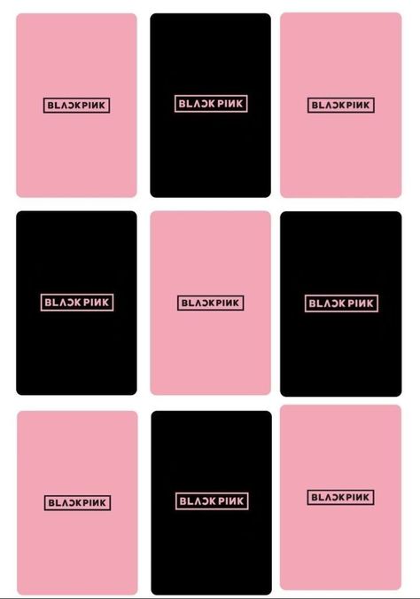 Blackpink Lomocards Printable, Photocards Kpop, Photo Cards Diy, All About Justin Bieber, Pc Template, Hello Kitty Crafts, Lomo Card, Easy Paper Crafts Diy, Printable Pictures