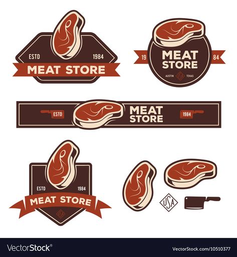 Meat Market Design, Meat Store Design, Meat Illustration, Meat Design, Meat For A Crowd, Meat Store, Meat Restaurant, Meat Recipes For Dinner, Meat Shop