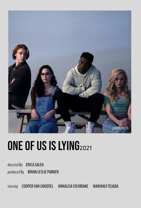 One Of Us Is Lying Netflix Poster, One Of Us Is Lying Movie Poster, One Of Is Lying Aesthetic, One Of Us Is Lying Movie, One Of Us Is Lying Poster Polaroid, One Of Us Lying Aesthetic, One Of Us Is Lying Poster, One Of Is Is Lying, One Of Us Is Lying Series