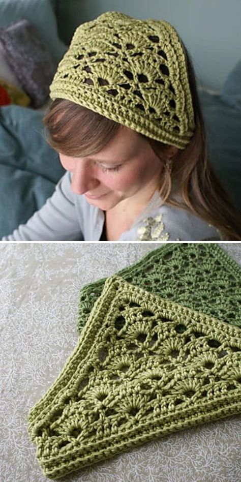 30 Best Free Crochet Bandana Pattern Ideas Free Crochet Bandana, Headband Pattern Free, Crochet Headband Patterns, Kerchief Pattern, Crochet Kerchief, Col Crochet, Crochet Bolero Pattern, Headband Design, Crochet Headband Pattern Free