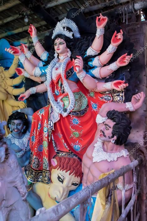 Durga Murti Kolkata, Durga Maa Photo, Durga Maa Murti, Matarani Navratri, Durga Puja Image, Navratri Devi, Saraswati Picture, Durga Puja Kolkata, Saraswati Photo