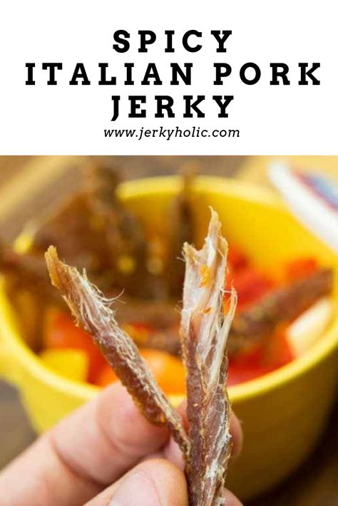 Pork Jerky Recipe Dehydrator, Pork Jerky Recipe, Smoker Jerky Recipes, Jerky Seasoning Recipe, Jerky Recipes Dehydrator, Jerkey Recipes, Deli Meat Recipes, Smoked Jerky, Jerky Marinade