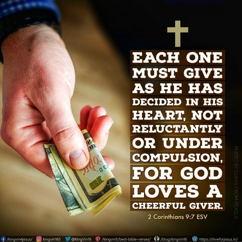 Cheerful Giver Bible Verse, God Loves A Cheerful Giver, Spiritual Corner, Amen Quotes, Bible Verse Images, Verse Images, King James Bible Verses, Bible Verse Background, I Love The Lord