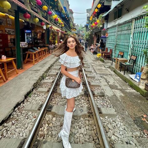 Stunner @tanyasharma27 in Alamode🤍 Wearing Rome Luxe Coord Set in White Posted @withregram • @tanyasharma27 Pretty woman says hi from vietnam 🇻🇳 . . Outift - @a.la.modebyakanksha ootd, fashion, travel , vietnam , travel diaries , outfit inspiration, soft girl aesthetic, white coords Travel Vietnam, Coord Set, Soft Girl Aesthetic, Travel Diaries, Aesthetic White, Vietnam Travel, Soft Girl, Ootd Fashion, Pretty Woman