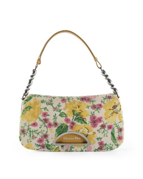 i was a fairy in my past life 💒 Dior Shoulder Bag, Large Beads, Floral Canvas, Fancy Bags, Pretty Bags, Printed Canvas, Cute Bags, Diaper Backpack, Floral Printed