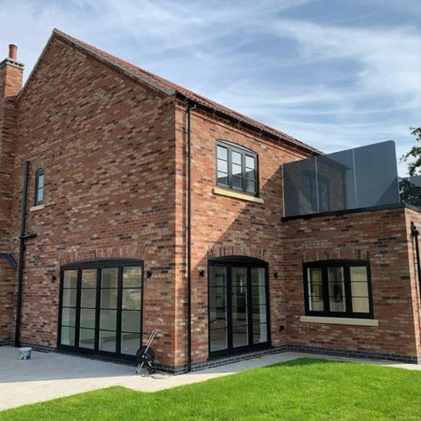 Beautiful installation by @grandopenings and fabricated by @madebysedgebrook. Just love No.10 Black windows, and they look perfect against the red brick. Red Brick With Black Windows, Brick With Black Windows, Black Windows, Premium Colors, Windows Doors, Red Bricks, Windows And Doors, Just Love, Doors