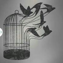 This is a tattoo I'd recommend for anybody. It's simple, yet meaningful and beautiful. Freedom Art Inspiration, Freedom Images, Freedom Drawing, Cage Tattoos, Harry Potter Painting, Freedom Art, Meaningful Drawings, Architectural Sketch, Ap Art