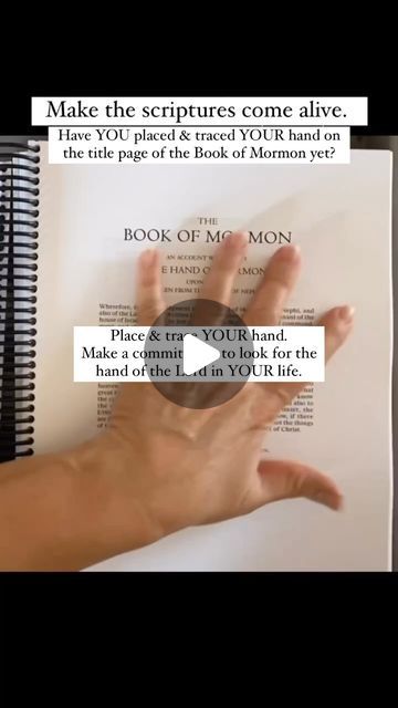 Michelle Gessell Artist & Author on Instagram: "Make the scriptures come alive. Have YOU placed & traced YOUR hand on the title page of the Book of Mormon yet? Have YOU read it? Join myself & others in reading the Book of Mormon this year. Learn a little more than YOU’ve learned before. Take a different kind of scripture journey and make the written words come to life. Place & trace YOUR hand on the title page of the Book of Mormon and join Mormon in a journey as YOU read what he wrote and abridged. Mormon is only one of the authors of this book. Joseph Smith only translated it. The book begins with Nephi’s story and shared how he has gained faith and knowledge of Jesus Christ. As YOU read and ponder how the hand of the Lord was extended to him, ask the Lord to help YOU i Scripture Art Journaling, Book Of Mormon Stories, Lds Scriptures, Joseph Smith, Deep Questions, The Book Of Mormon, January 29, Scripture Journaling, Book Of Mormon