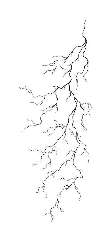 Lightning Bolt Tattoo Stencil, Lightening Tattoo Stencil, Lightning Bolts Tattoos, Lightening Tattoo Design, Tattoo Thunder And Lightning, Thigh Lightning Tattoo, Small Quad Tattoos For Men, Lighting Arm Tattoo, Lighting Design Tattoo