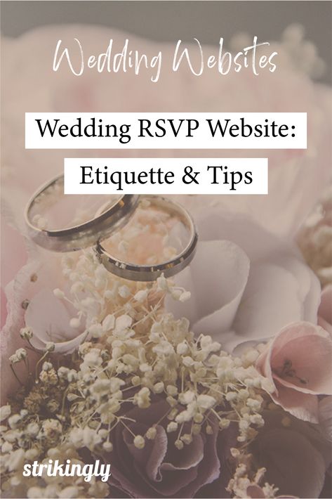 In this digital era, a wedding RSVP website sounds more like a necessary component of planning a wedding than an optional reminder. Paper invitations are still commonplace but most couples are also putting up a website for this special day to get guests excited for the event. Learn more about the do's and don'ts of wedding websites in this article.  #weddingwebsites #websitedesign #webdesigntips #Strikingly Wedding Invitations With Website Rsvp, Wedding Website Faq, Wedding Rsvp Website, Wedding Website Faq Page Examples, Wedding Website Rsvp Questions, Rsvp Website, Website Tips, Web Design Tips, Planning A Wedding