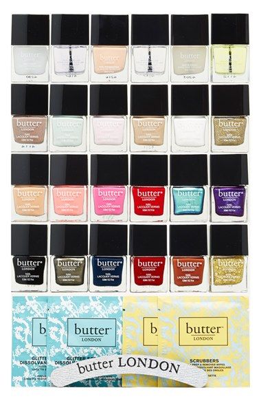 butter LONDON 'The VIP' Set (Limited Edition) ($260 Value) Queen Nails, Perfect Manicure, London Nails, Glamorous Makeup, Shop Makeup, Butter London, Christmas Makeup, Cruelty Free Beauty, Exclusive Gift