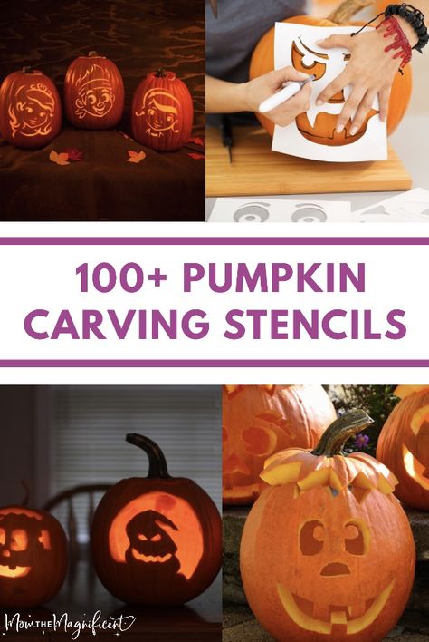 Get inspired and get carving! Free to download and print. #printable #pumpkin #halloween #pumpkincarvingideas #halloweendecor #fall #diyproject #diy Free Pumpkin Carving Stencils, Pumpkin Carving Patterns Free, Pumpkin Carving Stencils Free, Pumpkin Carving Stencils, Lantern Template, Carving Templates, Halloween Themed Food, Fall Recipes Pumpkin, Carving Stencils