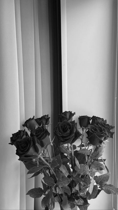 Black Aesthetic Flowers Wallpaper, White Aesthetic Photography, Black Flowers Wallpaper, Black White Aesthetic, Black Roses Wallpaper, Printable Wall Collage, Blue Flower Wallpaper, Iphone Wallpaper Classy, Vintage Flowers Wallpaper