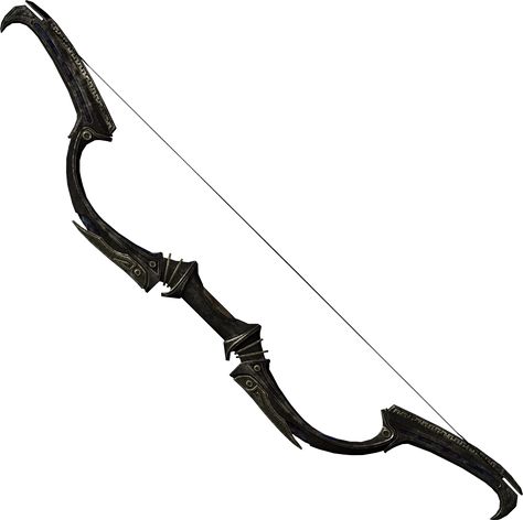 Dwarven Black Bow of Fate - The Elder Scrolls Wiki Armadura Cosplay, Archery Bows, Types Of Swords, Archery Bow, Bow Arrow, Longbow, An Arrow, Bow And Arrow, The Elder Scrolls