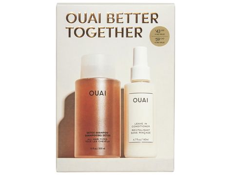 Ouai Conditioner, Ouai Leave In Conditioner, Beauty Stocking Stuffers, Ouai Hair, Detox Shampoo, Hair Gift, Sephora Beauty, Clarifying Shampoo, Coily Hair