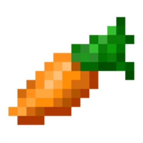 Minecraft Carrot, Banner Design Minecraft, Minecraft App, Carrot Farm, Pixel Art Minecraft, Minecraft Images, Minecraft Blocks, Orange Icons:), Minecraft Pictures