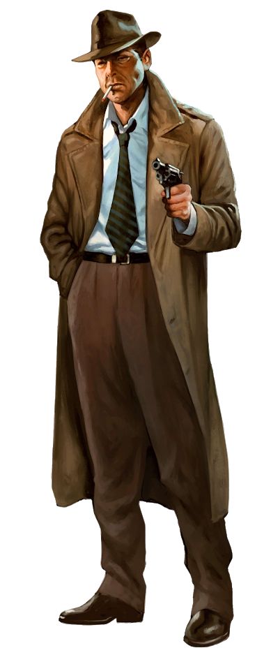 Detective Costume, Concept Sheet, Demon Character, Detective Outfit, Noir Detective, Sketch Character, Call Of Cthulhu Rpg, Private Detective, Concept Ideas