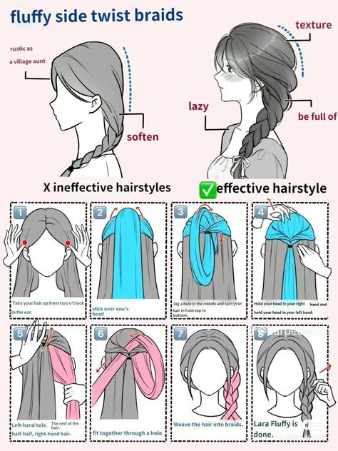 Haïr Style Step By Step, Hairstyles For Face Framing Layers, Loose Single Braid, Easy Things To Do With Your Hair, Fun Hairstyles To Try, Back To School Hair Braids, Protective Styles For Straight Hair, Cute Braid Hairstyles For Medium Hair, 1 Braid Hairstyles