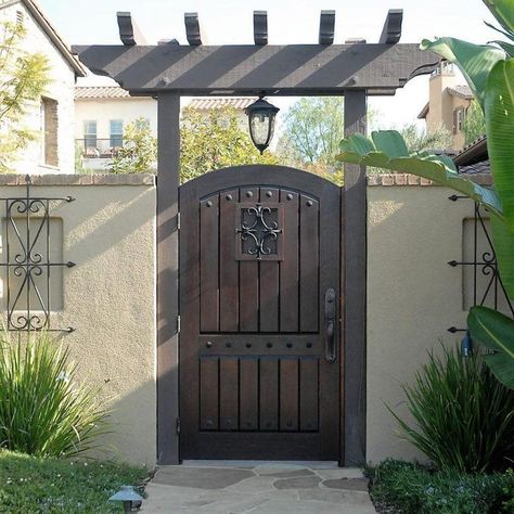 Lawn Garden, A House, Gate, Entrance, Lawn, On Sale, Yard, Patio, Wood