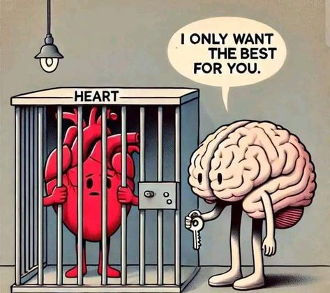 Heart Vs Brain, Rational Thinking, Toxic Friendships, Heaven Art, Cute Images With Quotes, Soul Quotes, Mental And Emotional Health, Good Thoughts Quotes, Toxic Relationships