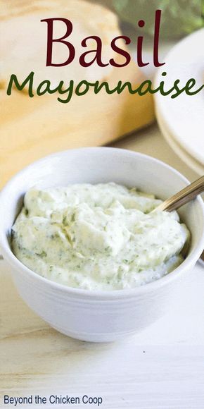 Aoli Recipes, Basil Freezing, Basil Ideas, Flavored Mayo, Basil Mayonnaise, Fresh Basil Recipes, Aioli Recipe, Kitchen Ingredients, Mayonnaise Recipe