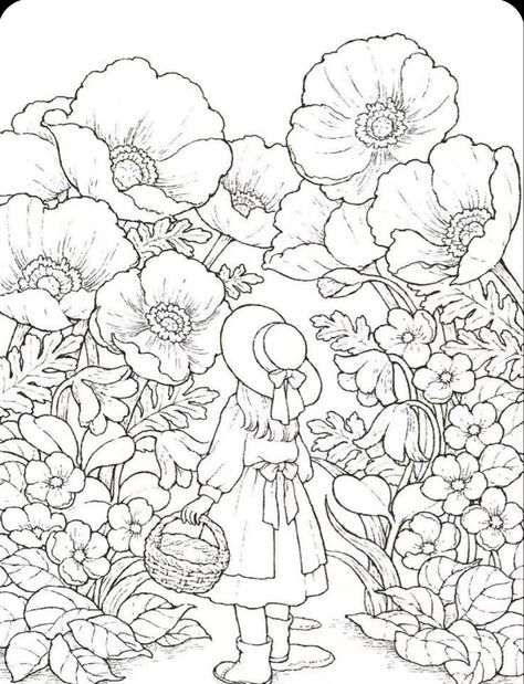 Adult Coloring Designs, 강아지 그림, Detailed Coloring Pages, Free Adult Coloring Pages, Printable Adult Coloring Pages, Pola Sulam, Adult Coloring Book Pages, Disney Coloring Pages, Flower Coloring Pages