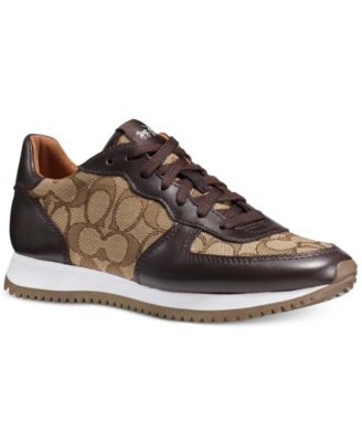 Tenis Coach, Coach Logo, Leather Accents, Coach Shoes, Saucony Sneaker, Pump Shoes, Sneaker Head, Tennis Shoes, Chestnut