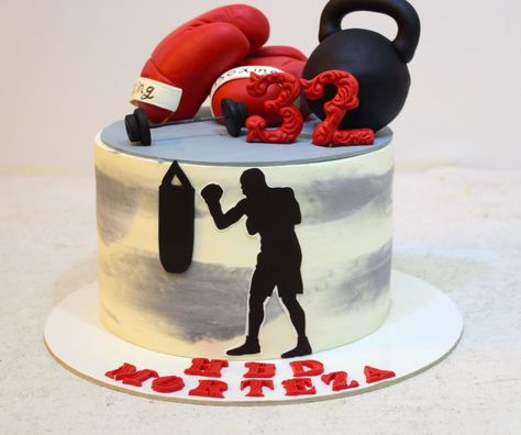 Cakes For Men, Baby Food Recipes, Boxing, Birthday Cake, Happy Birthday, Pastel, Baking, Cake, Birthday