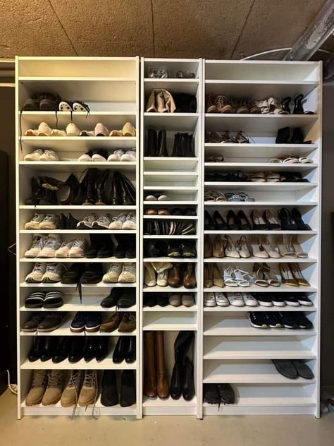 Billy Bookcases, Billy Bookcase, The Garage, Shoe Cabinet, Perfect Shoes, Hallway, Bookcase, Garage, Apartment