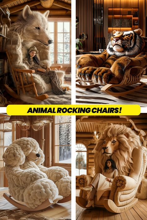 Add a touch of whimsy to your home with our collection of Animal Rocking Chairs! 🐾 Explore charming designs that blend comfort and style seamlessly. Perfect for kids' rooms, nurseries, or cozy corners. #AnimalRockingChairs #HomeDecor #WhimsicalFurniture #KidsFurniture Crazy Furniture, Animal Furniture, Animal Chair, Sway Back, Luxury Mansions, Whimsical Furniture, Desks For Small Spaces, Kids' Furniture, Grand Foyer