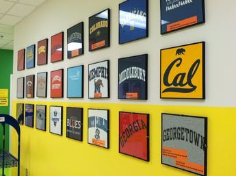 College Themed Classroom, College Hallway, College Counseling Office, Mobile Classroom, College Advising, College Advisor, College Bulletin Boards, College Counselor, School Counselor Office