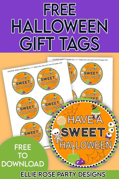 Add a personal touch to your Halloween treats with these DIY Halloween Gift Tags! Perfect for party favors, treat bags, or Halloween gifts, these printable tags are easy to download and feature fun, spooky designs. Make your Halloween party extra special by customizing your goodie bags with these creative tags. Download your Printable Halloween Favor Tags today and let the fun begin! #DIYGiftTags #HalloweenTreats #FreePrintables Halloween Favor Tags, Halloween Bingo Cards, Diy Halloween Gifts, Printable Halloween Tags, Halloween Gift Tags, Halloween Goodie Bags, Halloween Printables Free, Free Activities For Kids, Printable Favor Tags