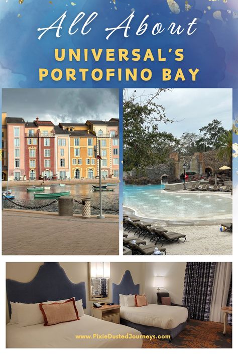 Planning a stay at Universal’s Portofino Bay Resort? Dive into this detailed guide to learn all about the luxurious rooms, dining options, and serene pools. Find out why this resort is a top choice for a relaxing and immersive vacation near the Universal theme parks.  #PortofinoBay #TravelGuide #OrlandoResorts #TravelTips Universal Resorts, Poolside Dining, Portofino Italy, Villa Pool, Luxurious Rooms, Classic Italian Dishes, The Wizarding World Of Harry Potter, Universal Orlando Resort, Seaside Village