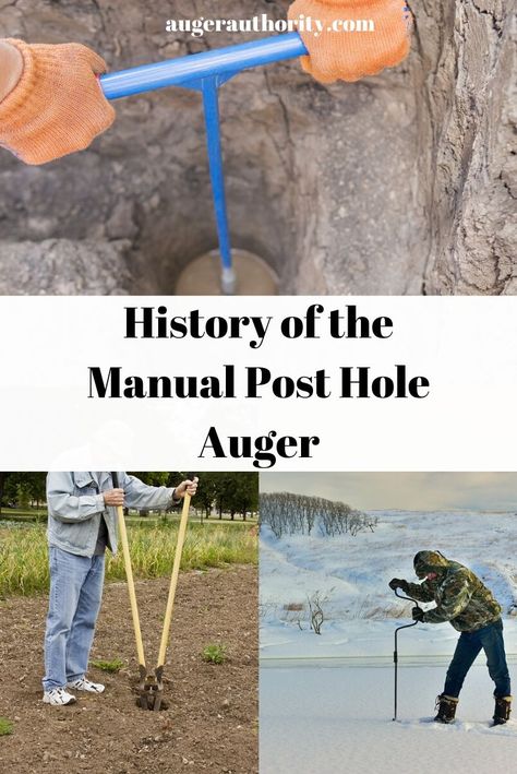 Exactly who invented the first post hole clam shell auger is not well known because it happened so long ago.  Let’s take a look at the history of post hole diggers and who came up with the idea for a powered version. #auger #bestauger #bestaugers #postholeauger #postauger #earthauger #bestpostauger #bestpostholeauger #bestearthauger #bestdirtauger #dirtauger #howtouseanauger #postholediggerdiy #postholedigger #postholedigging #postholetools Post Hole Diggers, Post Hole Digger, Fishing Hole, Not Well, Big Plants, Hand Crank, Clam Shell, Dig Deep, Ice Fishing