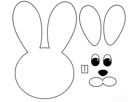 Easter Bunny Paper Craft, Easter Bunny Template, Bunny Coloring, Easter Paper Crafts, Easter Bunny Colouring, Bunny Templates, Easter Templates, Easter Preschool, Bunny Coloring Pages