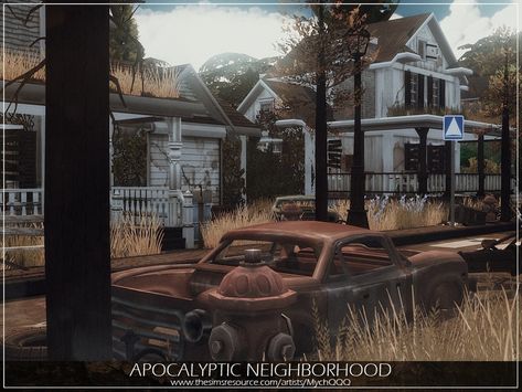 Sims 4 Cc Neighborhood, Apocalypse House, The Sims 4 Lots, Ts4 Mods, Sims Stories, Sims 4 Family, Sims 4 Expansions, Sims Ideas, Casas The Sims 4