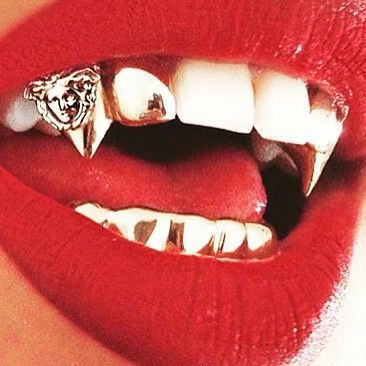 Grills For Teeth, Girls With Grills, Gold Slugs, Gold Grills, Girl Grillz, Disney Road Trip, Grillz Teeth, Gold Grill, Diamond Teeth