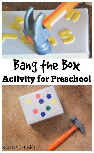 Fun activity for preschoolers Tool Activities For Preschool, Box Study Preschool, Box Study Creative Curriculum, Book Preschool Activities, Rainy Day Ideas, Creative Curriculum Preschool, Preschool Construction, Fun Activities For Preschoolers, Tools Theme