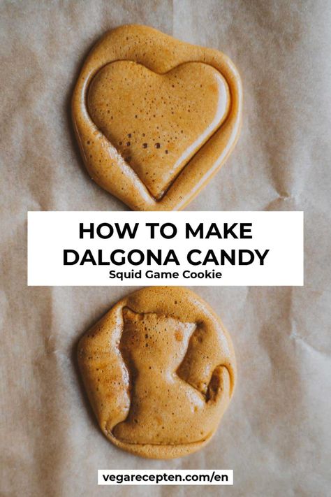 Would you survive the Squid Game cookie challenge? Or are you intrigued by the Korean honeycomb toffee that everyone suddenly wants to make? We have the perfect Korean dalgona candy recipe for you! Squid Game Cookie, Honeycomb Toffee, Honeycomb Recipe, Honeycomb Candy, Baked Pancakes, Korean Desserts, Candy Recipe, How To Make Pancakes, Game Food