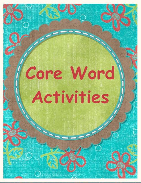 Aac Core Word Activities, Core Words Aac Activities, Core Word Activities, Core Words Aac, Core Vocabulary Aac, Aac Activities, Core Vocabulary Activities, Lab Activities, Core Words