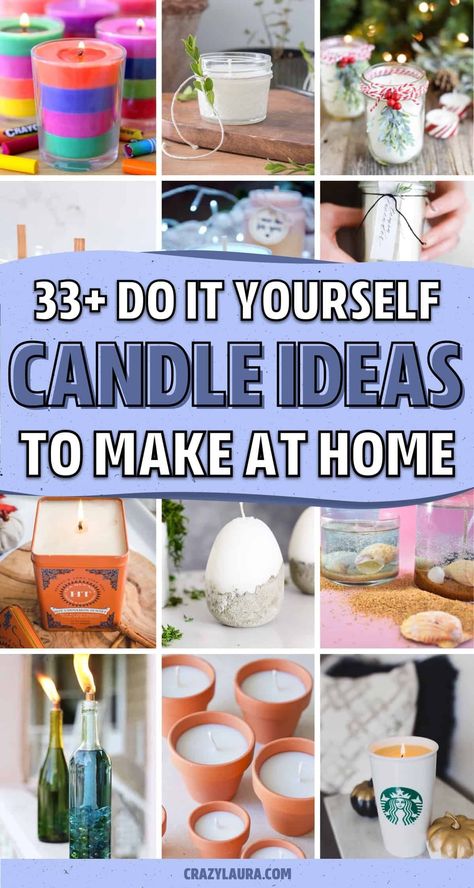 How To Make Scented Candles At Home Diy, Diy Candle Design Ideas, Fancy Candle Making Ideas, Selling Candles Ideas, Candle Making Containers Ideas, How To Make Homemade Candles Diy, How To Host A Candle Making Party, Diy Candle Making Party, Candle Add Ins