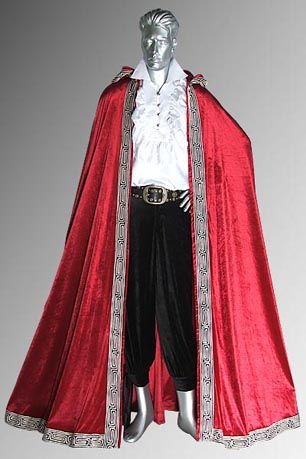 King Cape, Royal Cape, Medieval Collectibles, King Costume, King Outfit, Royal Clothing, Medieval Style, Hooded Cloak, Royal Outfits