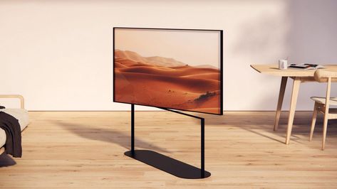 Twenty designs shortlisted in LG Display's OLEDs Go! competition Tv Holder, Tv Floor Stand, Urban Furniture Design, Office Screens, Lg Display, Japandi Home, Tv Stand Designs, Tv Display, Tv Design