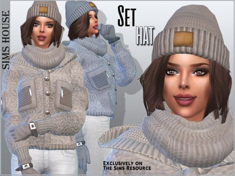 Winter Knit Scarf, Cc Hats, Die Sims 4, Cc Hair, Tropical Swimsuits, Pajama Bottoms Womens, Sims 4 Game Mods, Best Sims, Winter Knit Hats