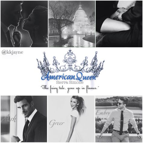 America Queen by Sierra Simone American Queen Sierra Simone Aesthetic, American Queen Sierra Simone, Booktok Journal, Book Reading Tracker, Tattoo Movie, Sierra Simone, Movie Romance, American Queen, Queen Aesthetic