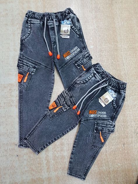 Kids Jeans Pattern, Kids Jeans Fashion, Celana Denim, Celana Jogger, Denim Jeans Ideas, Kids Denim Jeans, Baby Boy Outfits Swag, Kids Party Wear Dresses, Kids Party Wear