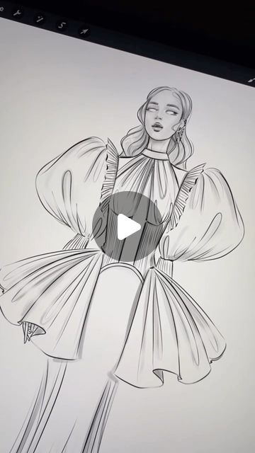 19K likes, 116 comments - oxanagoralczyk May 10, 2023: "Fashion design sketch process on iPad 🖊️ Volume, ruffles & pleats • • • • • #fashiondesign #fashiondesigner #fashionillustration...". Fashion Designer Portfolio, Sketch Process, Digital Fashion Illustration, Fashion Design Sketch, Student Fashion, Fashion Illustrator, 2023 Fashion, Design Sketch, Fashion Sketches