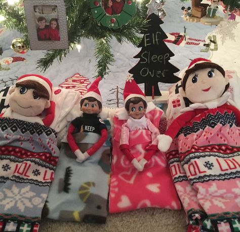 Elf sleepover #elfontheshelf #brantfamilyelves #elfsleepover #elfontheshelfideas Elf Sleepover, Elf On The Shelf Sleepover, Easy Elf On The Shelf, Elf On Shelf, Easy Elf, Elf Ideas, Party Tent, Funny Text, Cool Socks